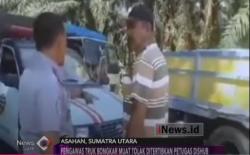 Tak Terima Ditertibkan Dishub, Bongkar Muat di Jalan Lintas Sumatera Ricuh