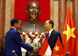 Jokowi: RI-Vietnam Tingkatkan Kerja Sama Atasi Penangkapan Ikan Ilegal