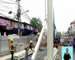 Ditarget Rampung Oktober, Jembatan Skybridge Tanah Abang Baru 35 Persen