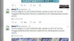 Setelah Situbondo, Gempa 5,6 SR Guncang Maluku