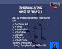 Resmi Diperpanjang, Berikut Ruas Jalan yang Terkena Sistem Ganjil Genap
