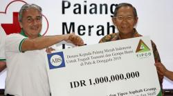 ABS Berikan Bantuan Rp1 M untuk Korban Gempa Sulteng melalui PMI