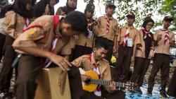 Serunya Kegiatan Perkemahan Pramuka Siswa Berkebutuhan Khusus