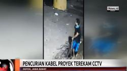 Aksi Pencuri Kabel Terekam CCTV, Pengepul Rongsokan Ditangkap Polisi