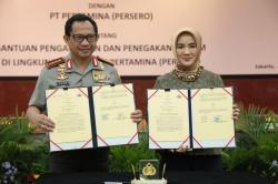 Pertamina dan Polri Teken MoU Pengamanan Kilang hingga Distribusi BBM
