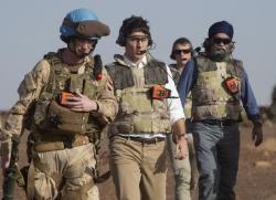 PM Trudeau Mendadak Kunjungi Pasukan Militer Kanada di Mali
