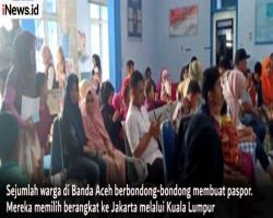 Fenomena Baru, Warga Aceh Berbondong-Bondong Bikin Paspor untuk Pergi ke Jakarta