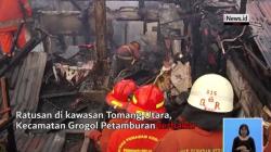 Ratusan Rumah Terbakar, Begini Kondisi Kawasan Tomang