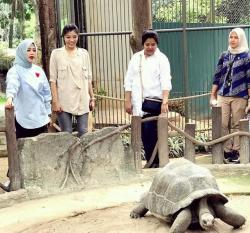 Kunjungi Faunaland Ancol, Nur Asia Uno Suarakan Pelestarian Alam