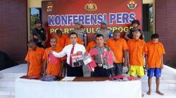 Polisi Tangkap 8 Pengedar Obat Terlarang di Kulonprogo