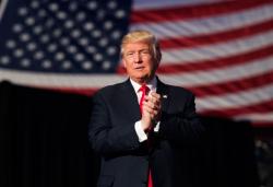 Trump Serukan Tekad Baru, Klaim Tembok Perbatasan Mulai Dibangun
