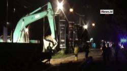 Rem Blong, Truk Fuso Tabrak 2 Mobil Parkir di Pinggir Jalan Kotawaringin