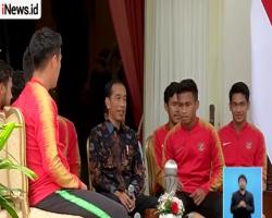 Sambut Kedatangan Timnas U-22, Jokowi Beri Bonus Rp200 Juta per Pemain