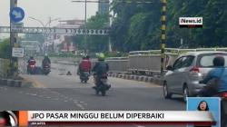 3 Tahun Rusak, Warga Pasar Minggu Nantikan Perbaikan JPO