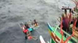 Video Detik-Detik Penyelamatan 19 ABK Terapung 24 Jam di Nias