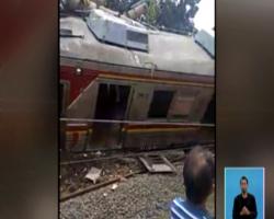 KRL Terguling di Bogor, PT KCI Minta Maaf Perjalanan Terganggu