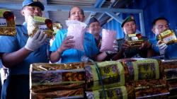BNN Amankan 100 Kg Sabu dan Ekstasi Dalam Kotak Ikan di Kalbar