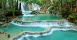 Terpikat Air Terjun Mata Jitu Sumbawa, Undakan Batunya Terlihat Unik