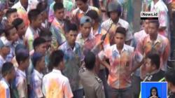 Polisi Tindak Ratusan Pelajar SMA di Jambi Ganggu Ketertiban Umum Usai UN