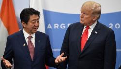 Donald Trump dan Shinzo Abe Akan Nonton Final Turnamen Sumo