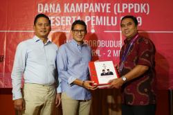 Serahkan Laporan Dana Kampanye, Sandi Kecewa Sidakam KPU Tak Maksimal
