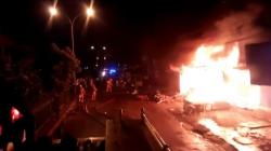 5 Ruko dan 8 Rumah Penduduk Hangus Terbakar di Pasar Kota Duri Bengkalis