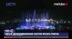 Menikmati Pertunjukan Air Mancur Menari di Tegal