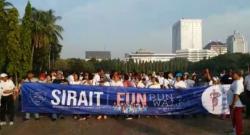 Suasana Liburan di Monas Ajang Olahraga Bersama Keluarga 