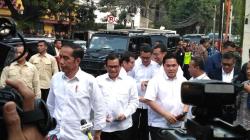 Didampingi Pramono Anung dan Erick Thohir, Jokowi Hadiri Acara Pembubaran TKN