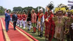 Presiden Jokowi Sambut Raja Malaysia di Istana Bogor