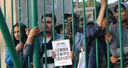 Aksi Tolak RKUHP dan Revisi UU KPK, Perwakilan Mahasiswa Tak Boleh Masuk ke DPR