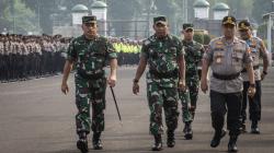 Tutup Rangkaian Pengamanan Pemilu 2019, TNI-Polri Gelar Apel Mantap Brata