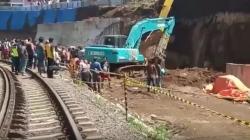 Longsor di Proyek Double Track KRL Bogor-Sukabumi, 4 Pekerja Tertimbun, 2 Tewas