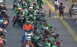 Begini Kondisi Jalan Raya di Jakarta Dipadati Ojek Online Picu Kemacetan