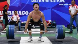 Hasil SEA Games 2021: Mantap! Lifter Indonesia Rahmat Erwin Sabet Emas dan Pecahkan Rekor