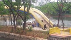 PPK Kemayoran Masih Cari Penyebab Robohnya Jembatan Lengkung