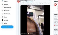 Viral, Perempuan Ini Nge-Vape di Gerbong KA Pangandaran