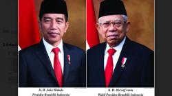 Setneg Terbitkan Foto Resmi Presiden dan Wapres Jokowi-Ma'ruf Amin 2019-2024