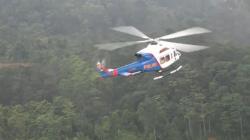 SAR Temukan Kru Heli PT NUH Lambaikan Tangan, Evakuasi Masih Berlangsung