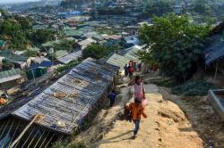 Bangladesh Bangun Pagar Kawat Berduri dan Pasang CCTV di Sekitar Kamp Rohingya