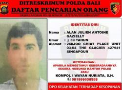 WN Prancis Diburu Polda Bali karena Lakukan Pelecehan Seksual Teman Kerja