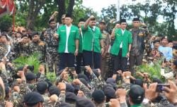 Buka Apel Kebangsaan, Moeldoko: Banser Sangat Layak Jadi Komponen Cadangan