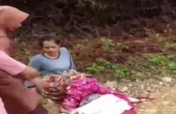 Video Dramatis Ibu Muda Melahirkan di Jalan saat Menuju Puskesmas Lebak
