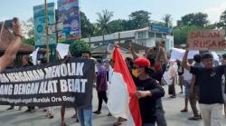 Warga Srandakan Bantul Tolak Penambangan Pasir Progo dengan Alat Berat