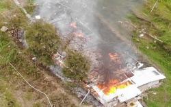 KKB OPM Bakar Gereja Kemah Injil di Distrik Tembagapura Mimika