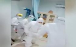 Video Viral Petugas Medis Hibur Diri dengan Menari dan Main TikTok saat Istirahat