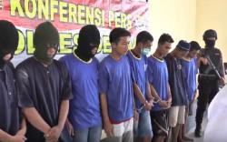 Berlaga Geng Motor, 8 Pemuda Bacok 4 Pengendara di Pantura