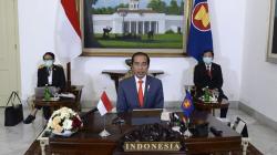 Presiden Jokowi Ikuti KTT ASEAN secara Virtual di Istana Bogor