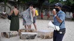 Melanggar Peraturan, Wisatawan Diusir saat Bermain di Pantai Kedonganan Bali