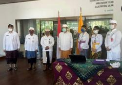 Wali Kota Denpasar Lantik 243 PNS via Telekonfrensi